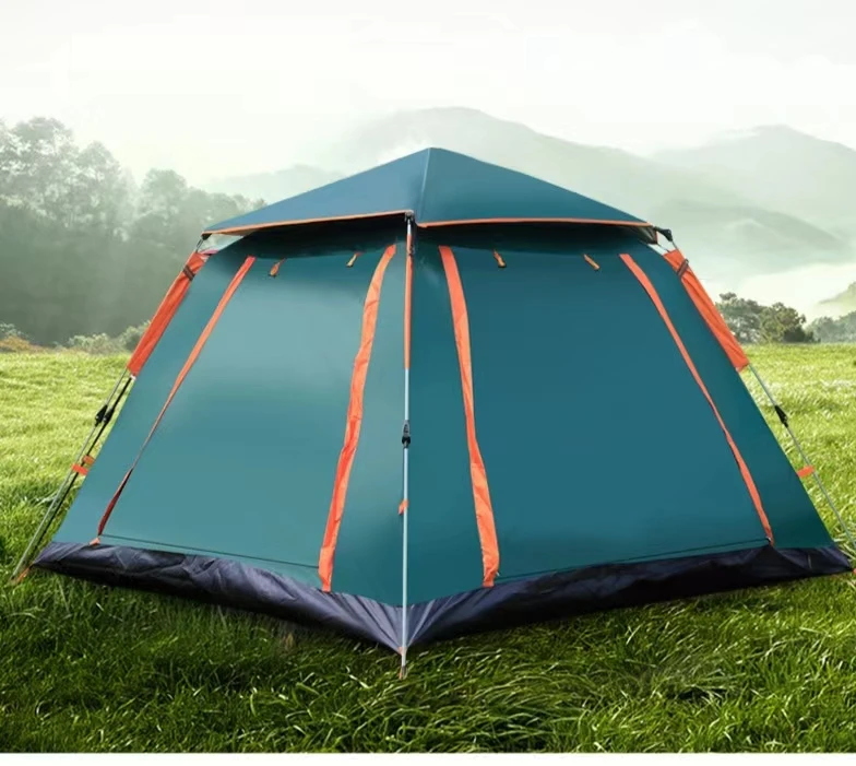 

5-8 People Outdoor Automatic Quick Open Camping Tent Portable Folding Shelters Waterproof Sunscreen Cloth Family Tourist Tent