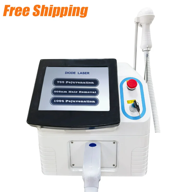 

Free Shipping Beauty & Personal Care IPL 808 300w 755 1064 Alexandrite Portable Diode Laser Hair Removal Machine
