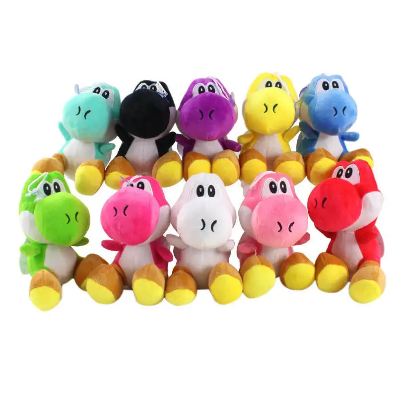 

In Stock Soft Stuffed Yoshi Plush Toy Mario Green Dragon For Christmas Decoration