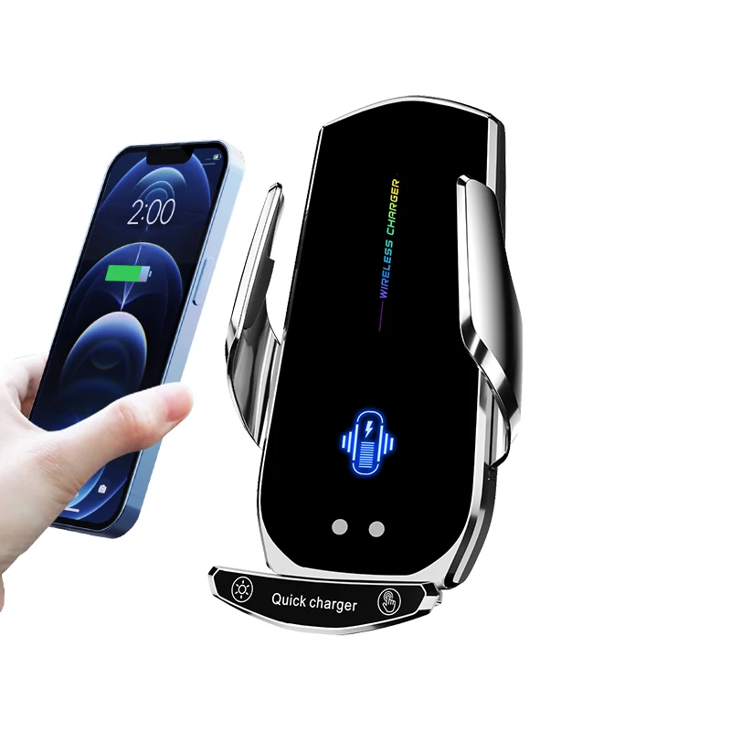 

Rechargeable Phone Holder Built-In Battery Car Mobile Phone Holder With Magnetic Charging