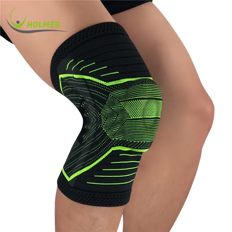 

Professional volleyball magnetic kneepad, Grey/orange/blue/green