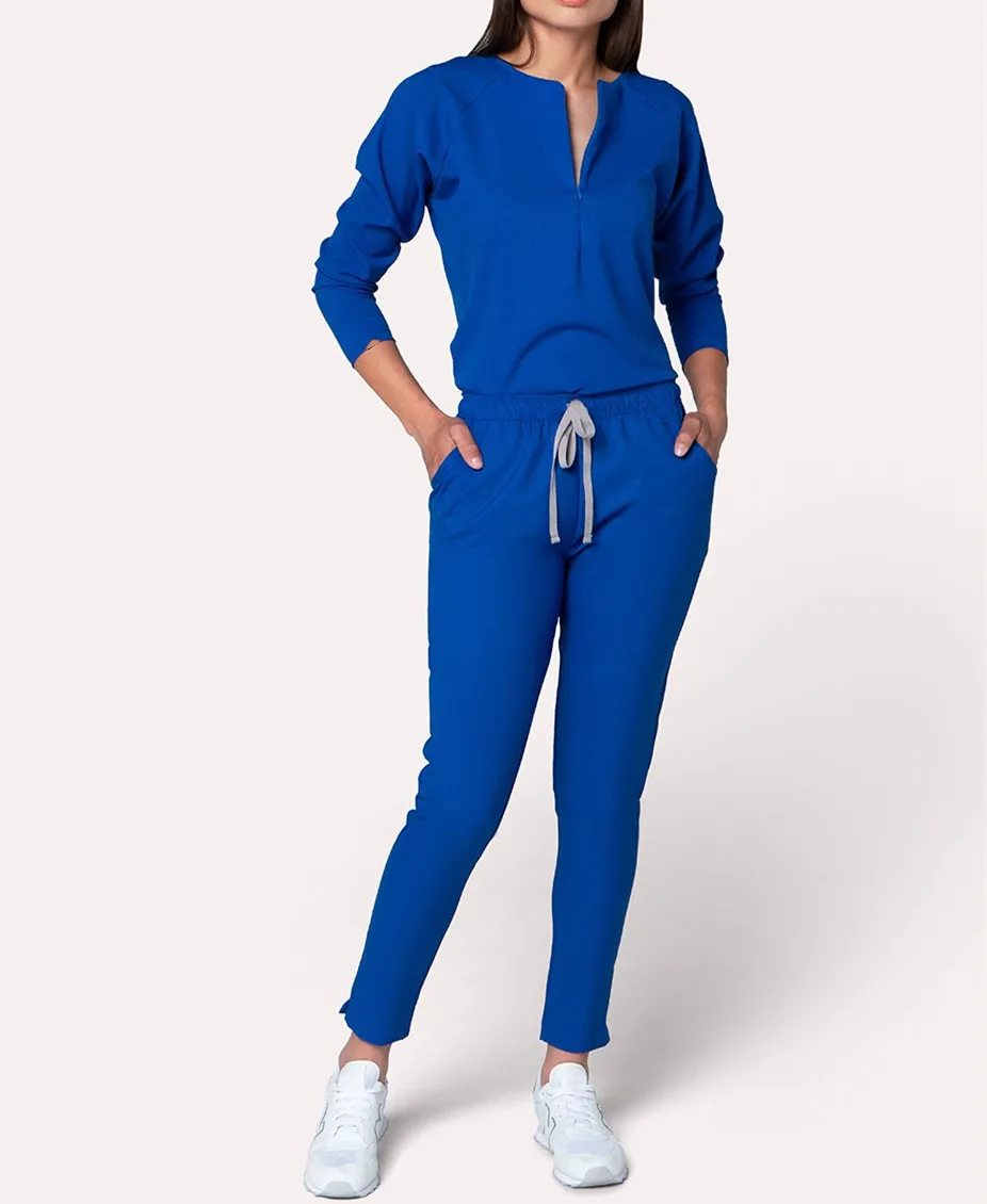 

Women Female Uniforms Medical Nursing Scrubs Uniform Clinic Scrub Suits Short Sleeve Tops Pants Scrubs Sets, Customized color