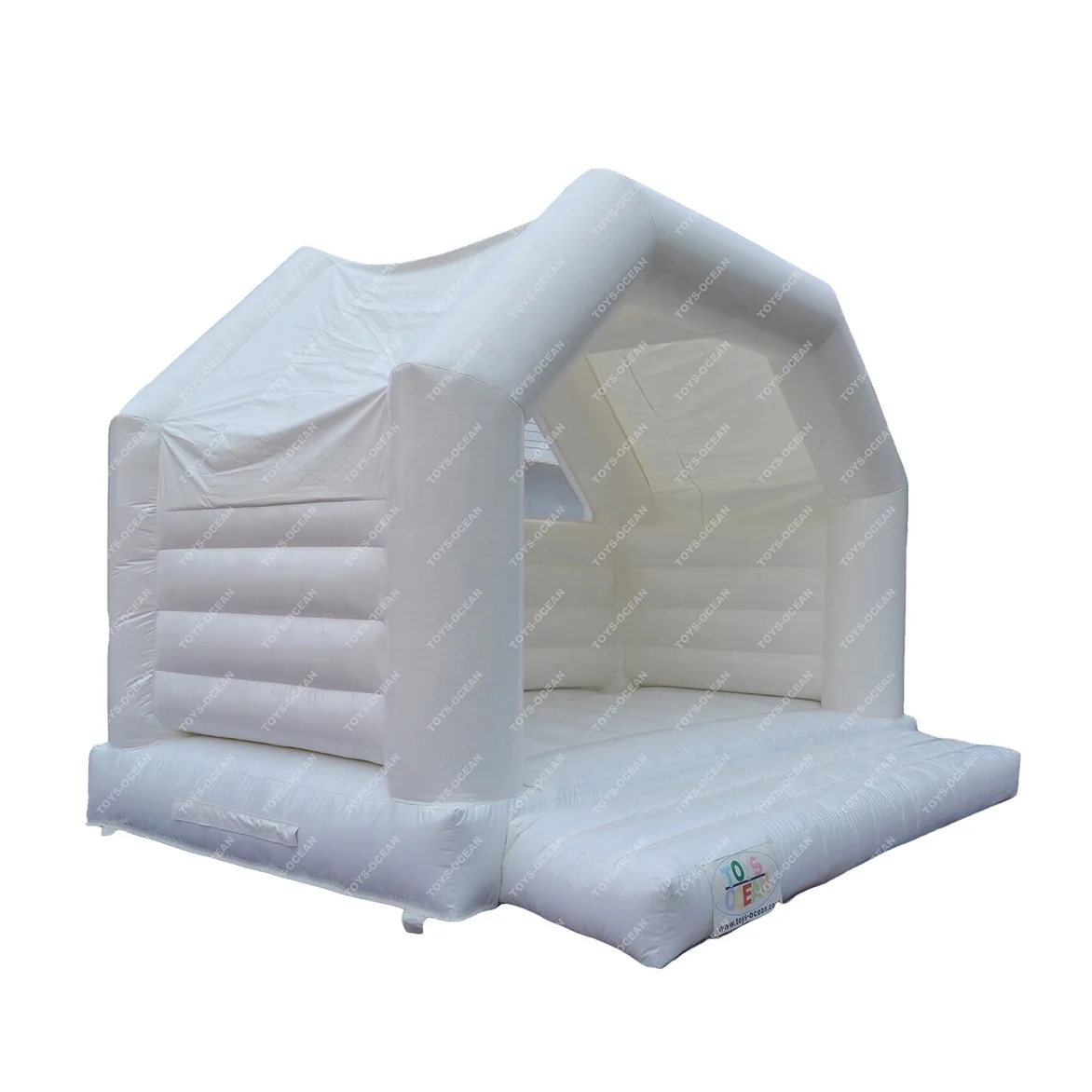 

inflatable wedding bouncy castle white bouncer house