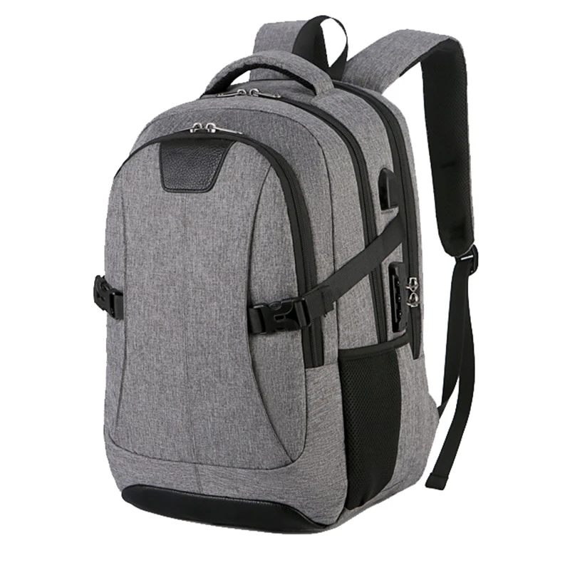 

Polyester men smart anti-theft office back pack waterproof school bag anti theft laptop backpacks custom logo