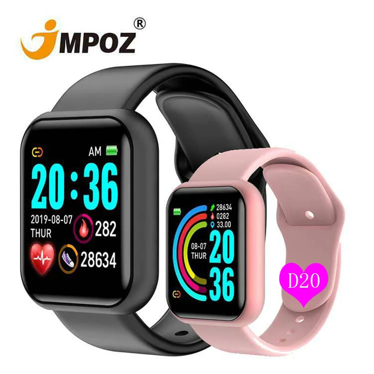 

Factory price cheap smart watch y68 men blood pressure fitness band watch heart rate waterproof sport health bracelet D20