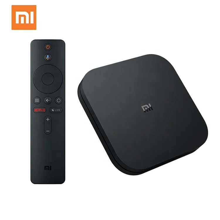 

Xiaomi Mi Box S 4K Ultra HD Set Top Box Android TV 9.0 HDR 2G 8G WiFi Google Chromecast Netflix Smart TV Box 4 Media Player, Black