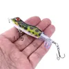 TAKEDO Wholesale HJ08 9.5CM hard frog lure souple topwater rotating soft tail Luya propeller bait