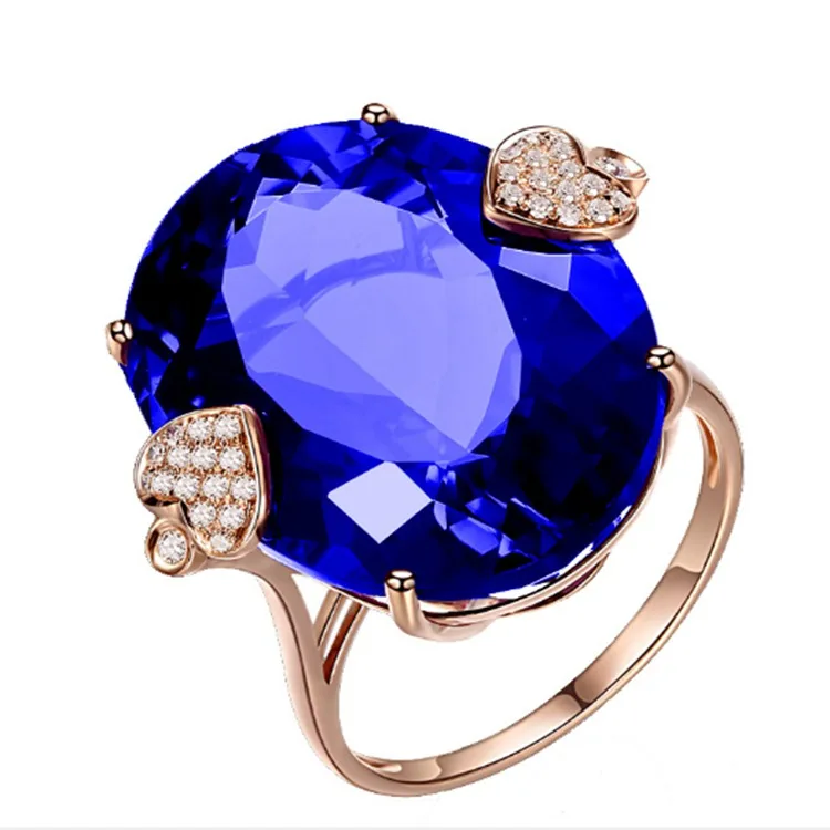 

Customized Italy new designs natural cubic zirconia stone gold rings women