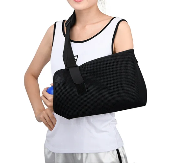 

Elbow Brace For Adults Adjustable Elbow Support Shoulder Abduction Brace With Pillow, Black