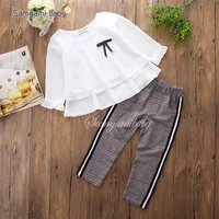 

fashion 2PC Toddler Baby Girls tops+Pants Kids Clothes Outfit Set