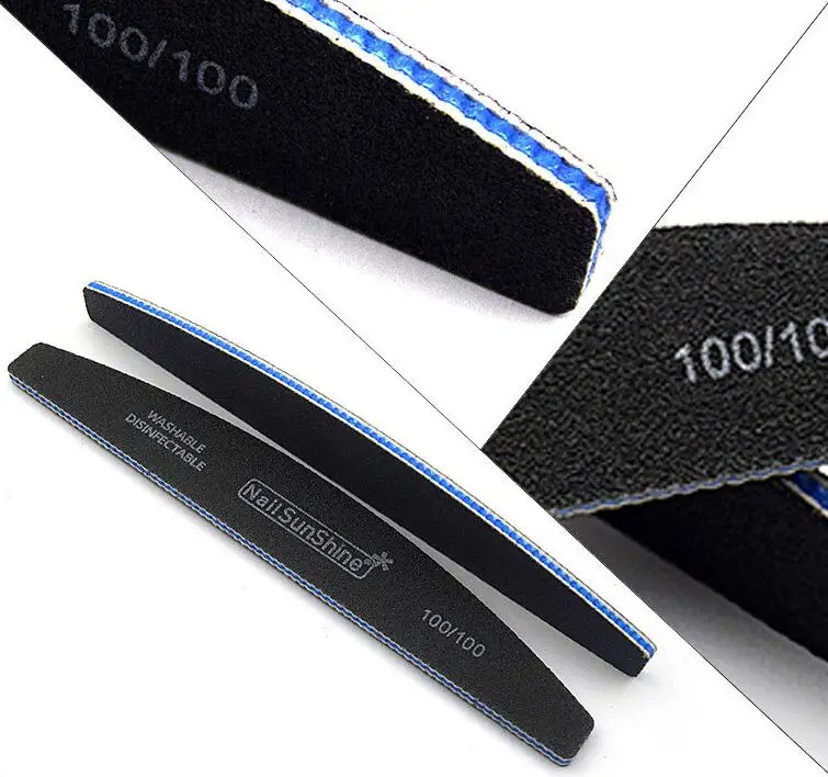 Custom Printing Logo Zebra Nail File 180/180 Disposable Personalized