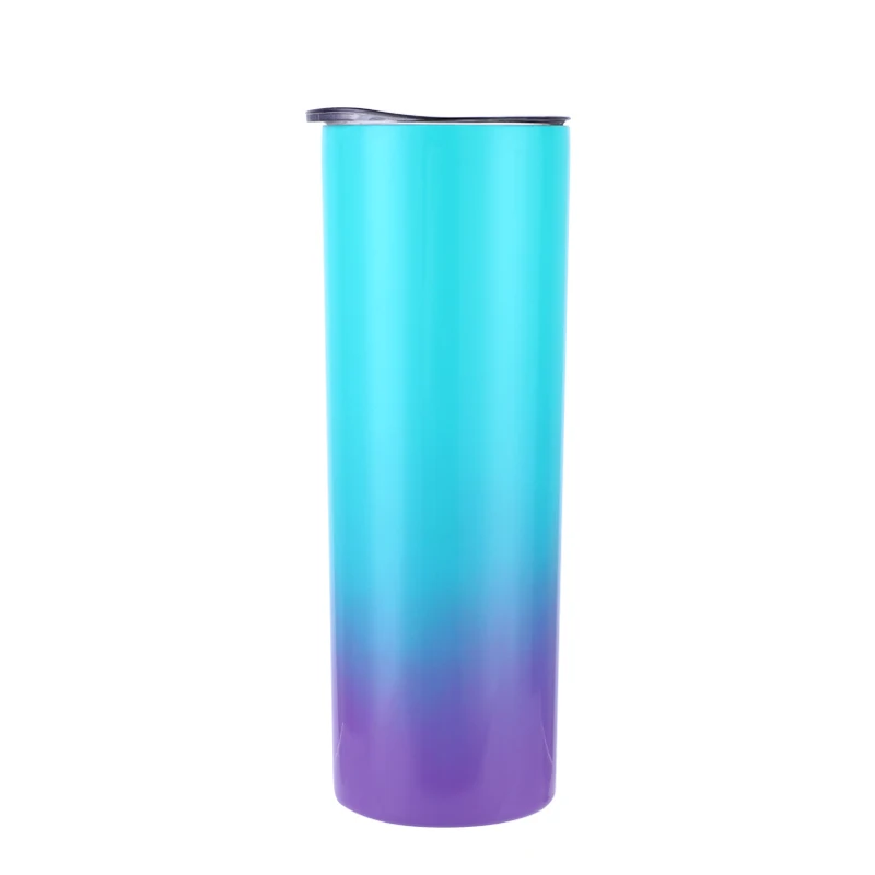 

Wholesale Customized 304 Stainless Steel 20oz Blank Sublimation Straight Skinny Tumbler With Same Diameter Of The Top And Bottom, Customized color