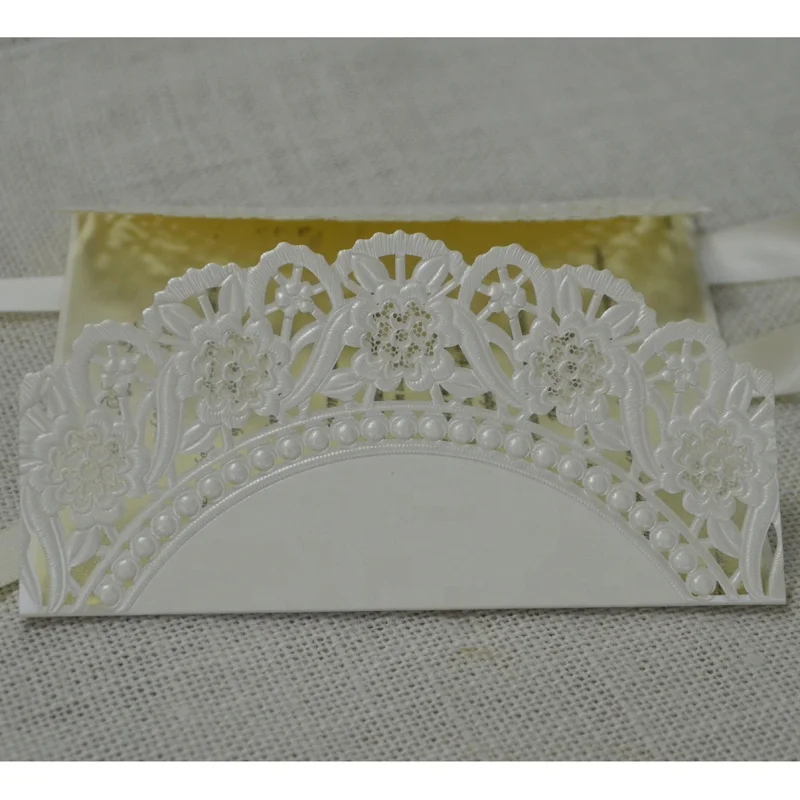 
Wholesale multi color square laser cut foil wedding invitations 