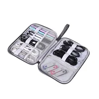 

Polyester Headphone Bag Gadget Carry Bag Electronics Accessories Storage Bag Cable Organizer For Travel