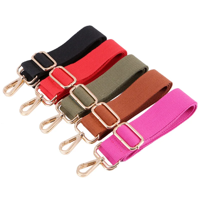 

New Arrive Replacement colorful Stripe Wide Shoulder Belt Ladies Adjustable Crossbody Bag Straps