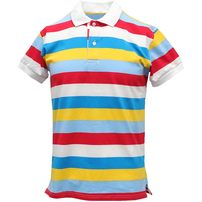 

Wholesale printing short sleeve striped t shirt polyester fabric breathable feature men polo casual shirt, Custom color