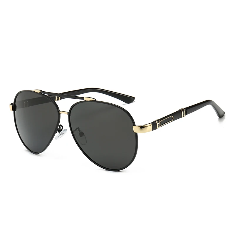 

2021New design men Driving UV400 CE Pilot polarized Sunglasses alloys Lens Punk SunGlasses Vintage Oversized Cat Eye Sunglasses