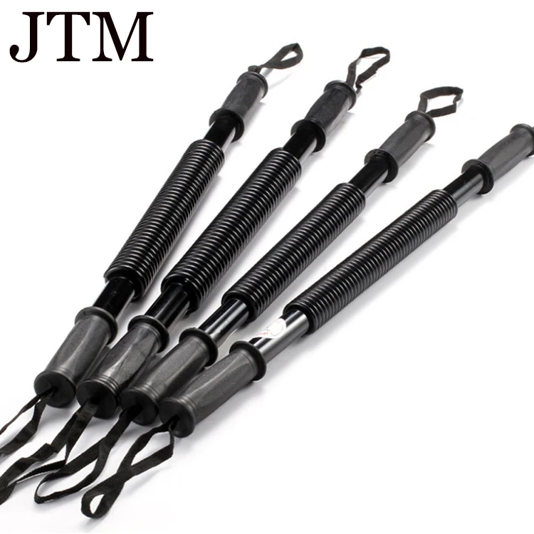 

60KG Chest Expander Spring Training Arm Stick Home Fitness Equipment, Black