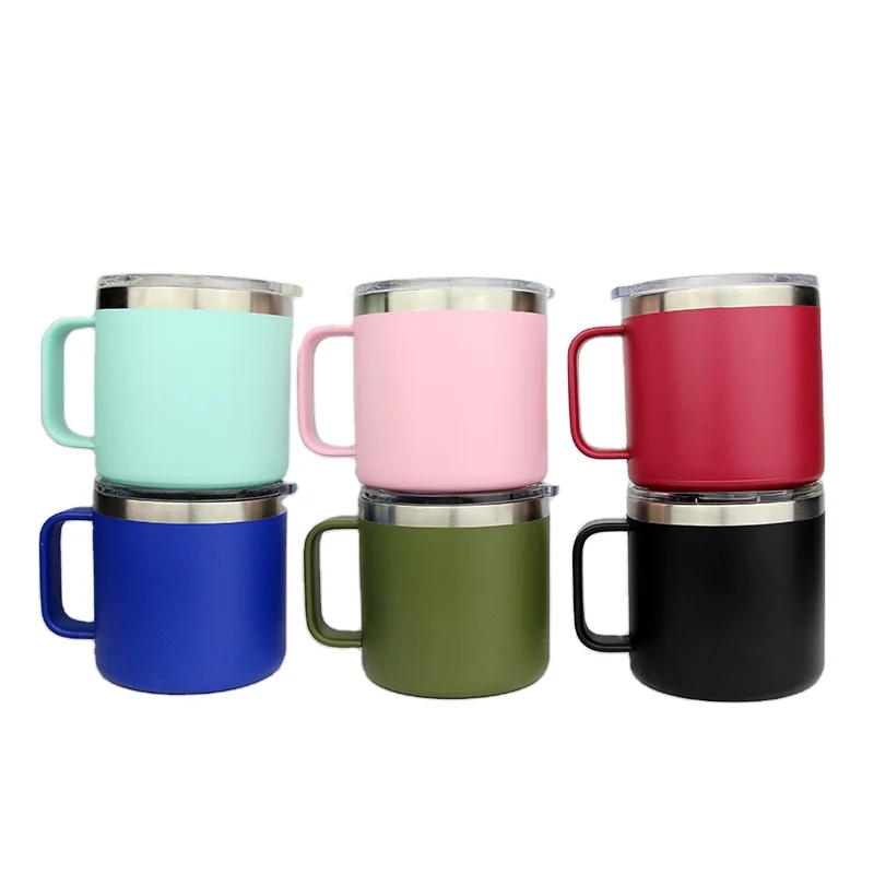 

High quality 304 stainless steel 14OZ vacuum mug insulated camping cup