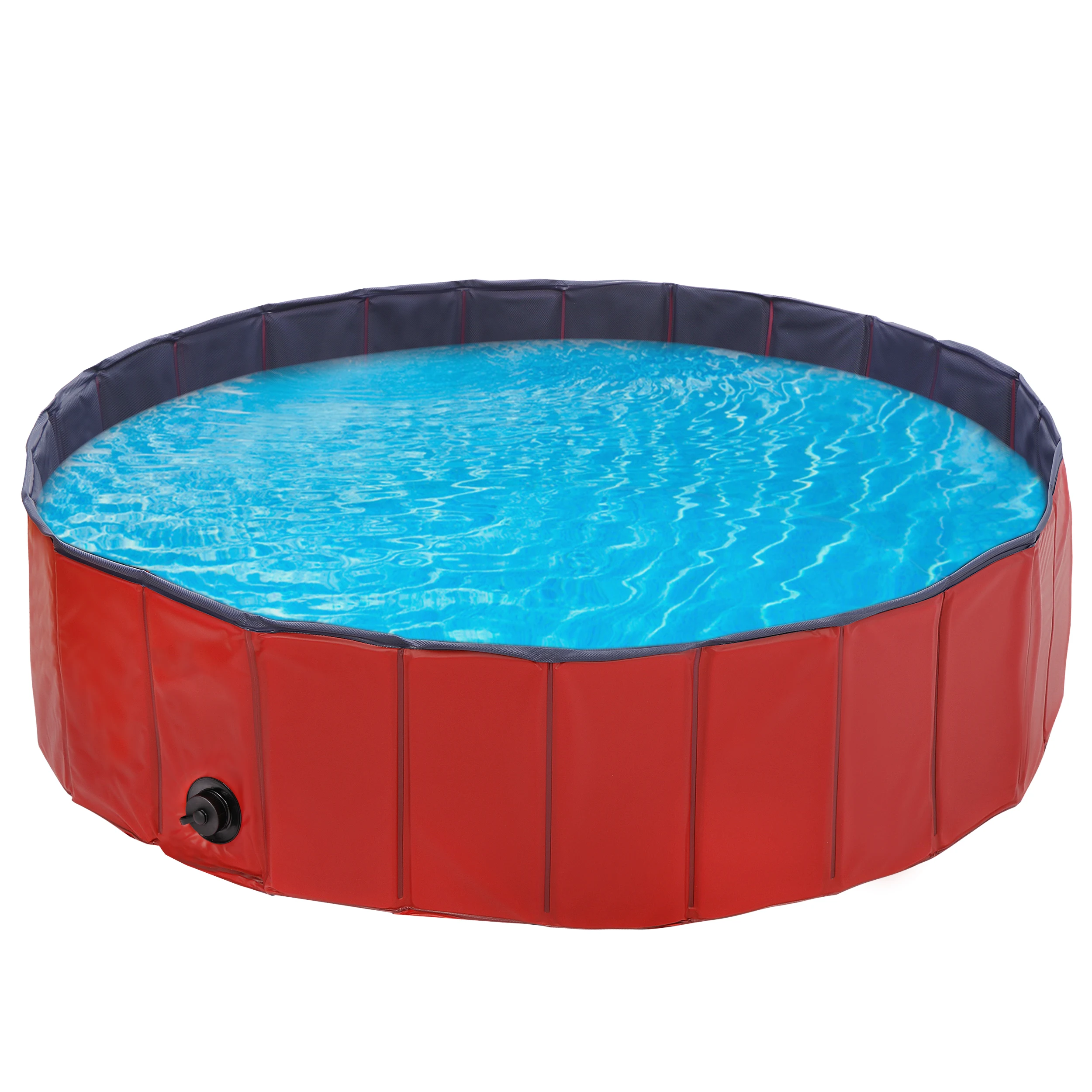 

Foldable Dog Pool Pet Pool Dog Cat Bath Tub Collapsible Pet Bathing Tub Kiddie Swimming Pool for Dogs Cats and Kid