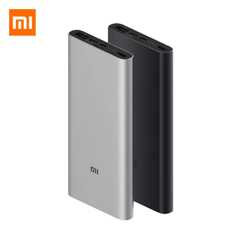 

Original Xiaomi Mi Powerbank 3 10000 mAh External Battery 18W Portable Quick Charge Power bank