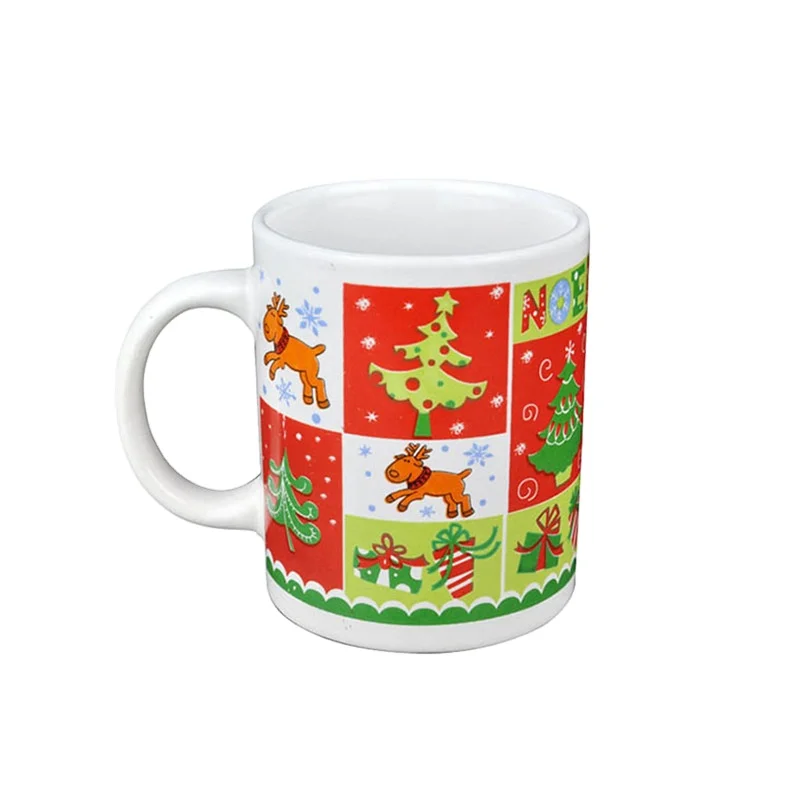 

Mikenda Christmas Theme Coffee Mug with different pattern hot-sale office coffee mug