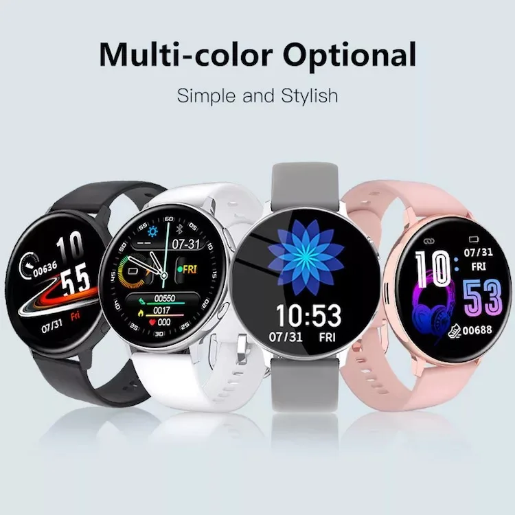 

New Arrivals Smartwatch Round Q16 Full Round Touch Bt Call Phone Digital Watches Men Women Wireless Charging Smart Watch Q16, Colors