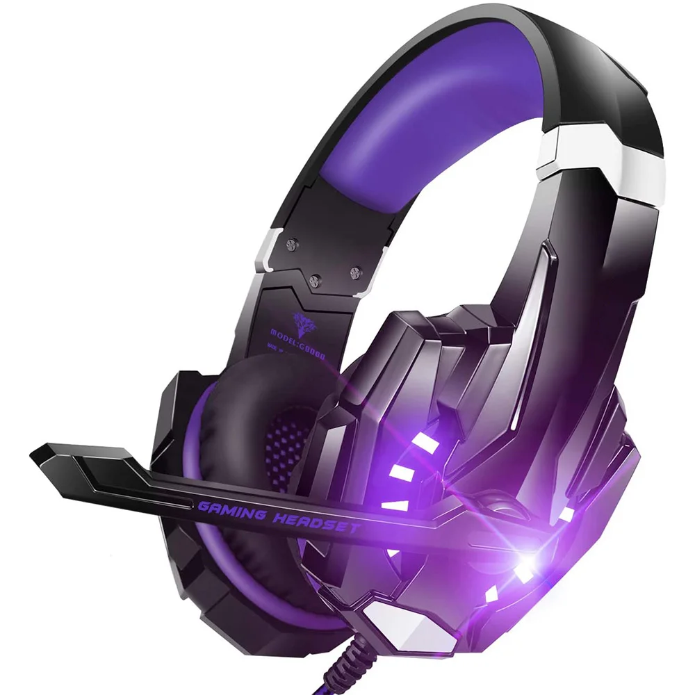 

2020 Gaming headset G9000 wired pc stereo computer headphones gaming with microphone for gamer earphone G9000, Customized
