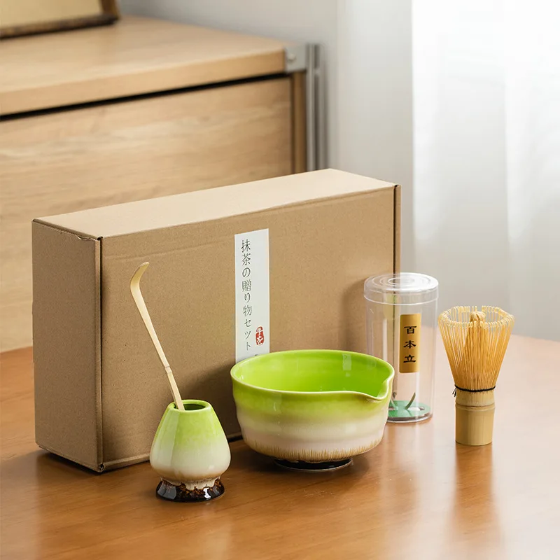 Japanese Matcha Tea Set Matcha Brush Baibenli Tea Lili Point Tea Combination Gift Box