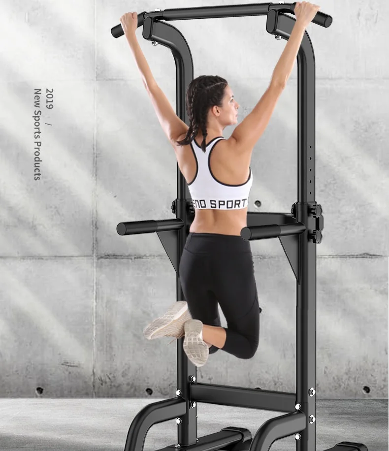

Ready to ship pull up bar Home gym fitness power Multi Function Chin Up Bar, Black