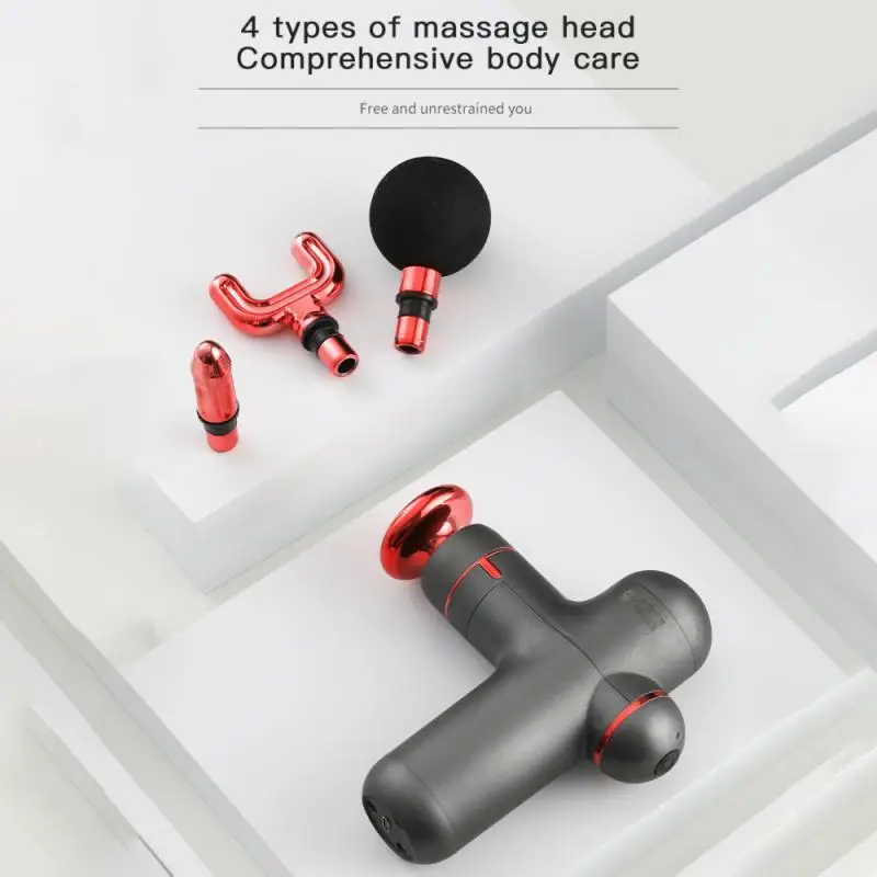

Electric Mini Muscle Massage Gun Fitness Neck Muscle Massager Pain Therapy Body Massage Relaxation Pain Relief Dropship
