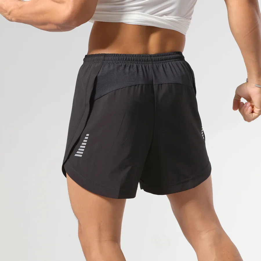 

Wholesale Custom Nylon Gym Fitness Shorts Blank Workout Bodybuilding Mens Running Shorts, Custom color