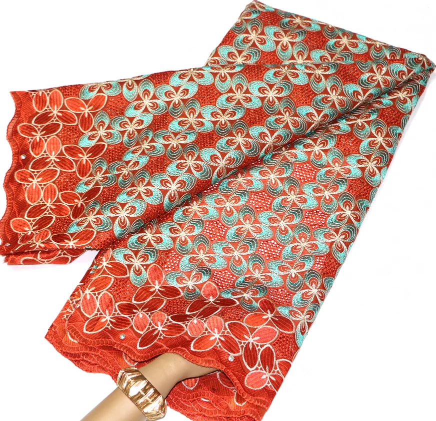 

OK7007 High quality swiss cotton lace fabric swiss voile lace fabric