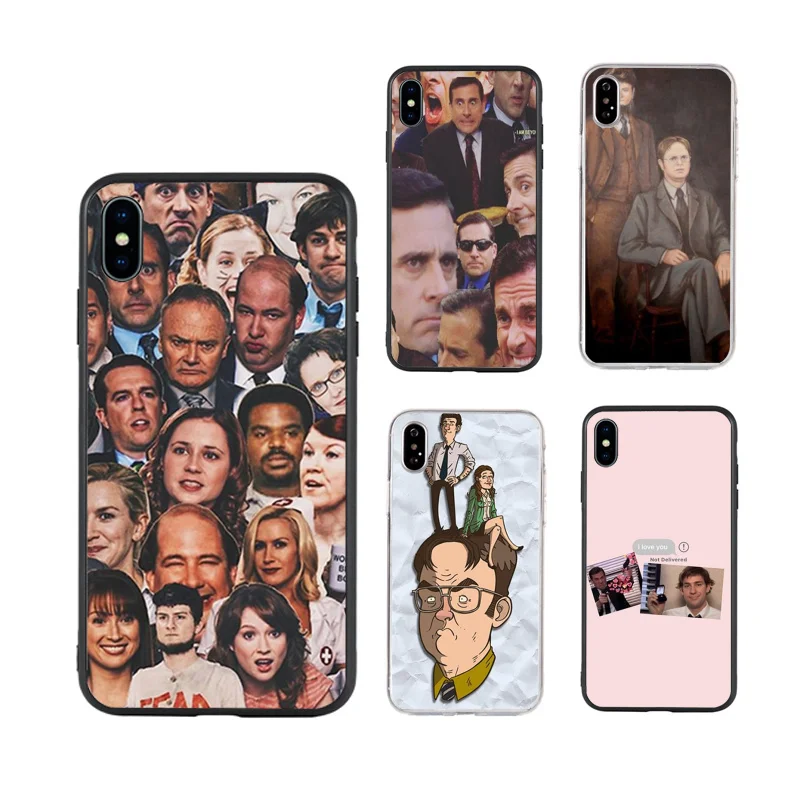 

The office tv show Remarkable Phone Case for iPhone X XR Xs Max 11 11Pro 11ProMax 12 12pro max luxury fundas cool, Black/transparent