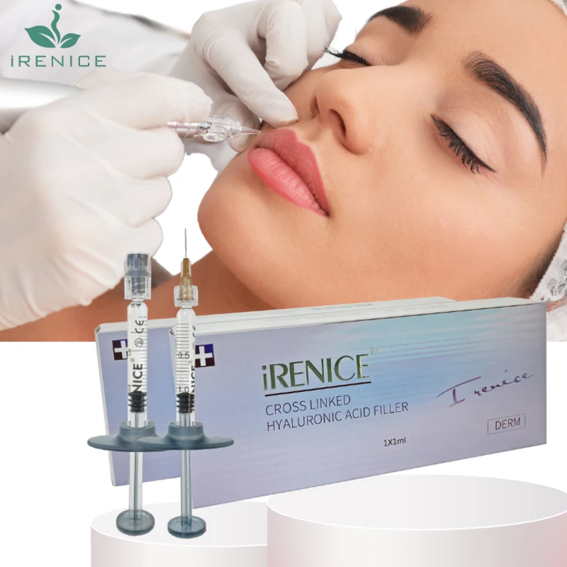 

iRenice CE certification 1ml deep derm ha dermal filler for lips, Transparent