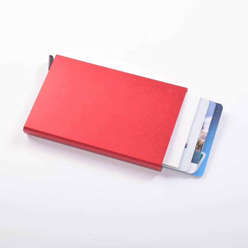 

Aluminum RFID Card Holder Custom Logo Credit Card Holder Rfid Blocking, Customized color