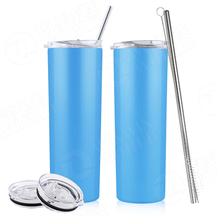 

Stainless steel tumbler cups wholesale coffee cup straight design 20OZ travel mugs