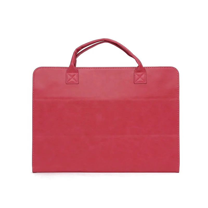 

Portable briefcase Pu laptop sleeves Ultrathin laptop bag for laptop 13-14 Inch splicing PU