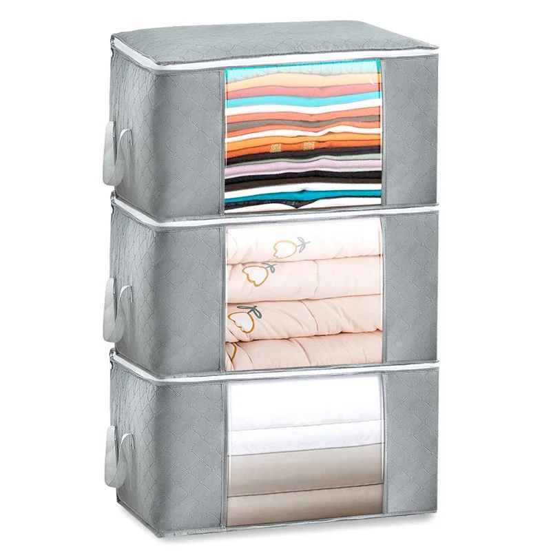 

Waterproof Outdoor Quilt Bed Linings Clothes Storage Large Storge Organizer Clothes Storage Bag