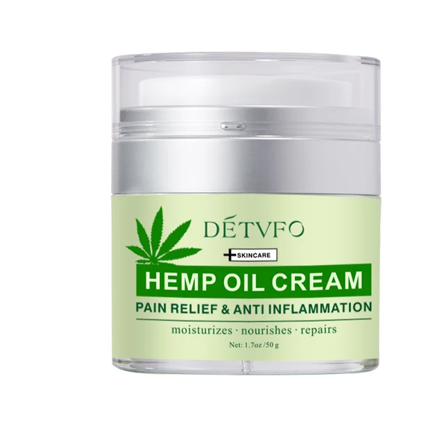

OEM/ODM professional natural face cream organic hemp Oil Pain Cream CBD Oil cream, White