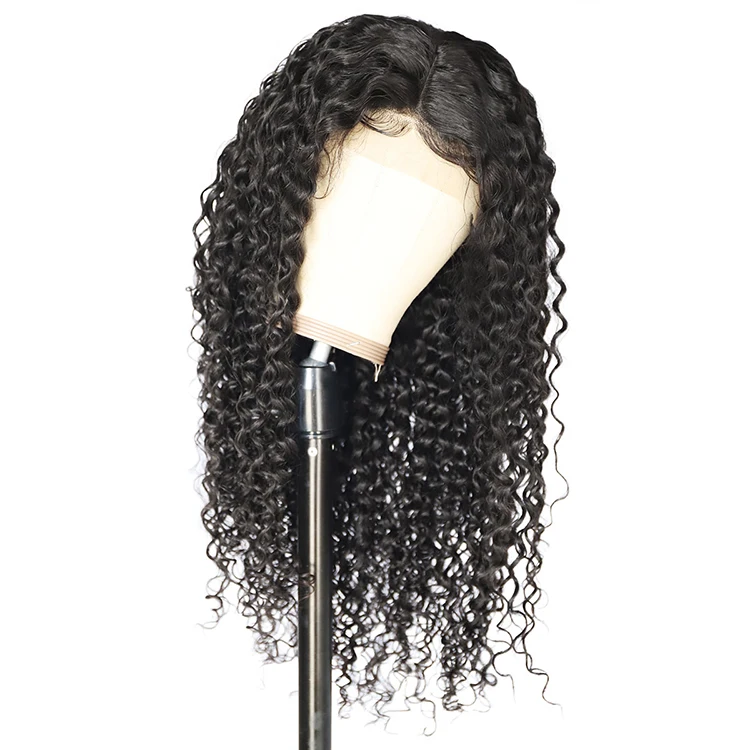 

Lace Wigs Kinky Curly Full Virgin Mongolian Afro Weave Extension For Black Women 5*5 Hd Wig Front Wave Human Hair