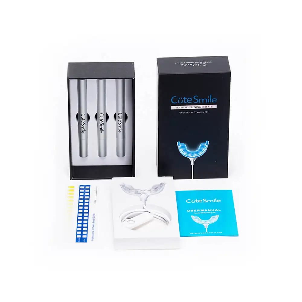 

latest oem odm mini dental machine high frequency appearance patent teeth whitening kit, White, customized