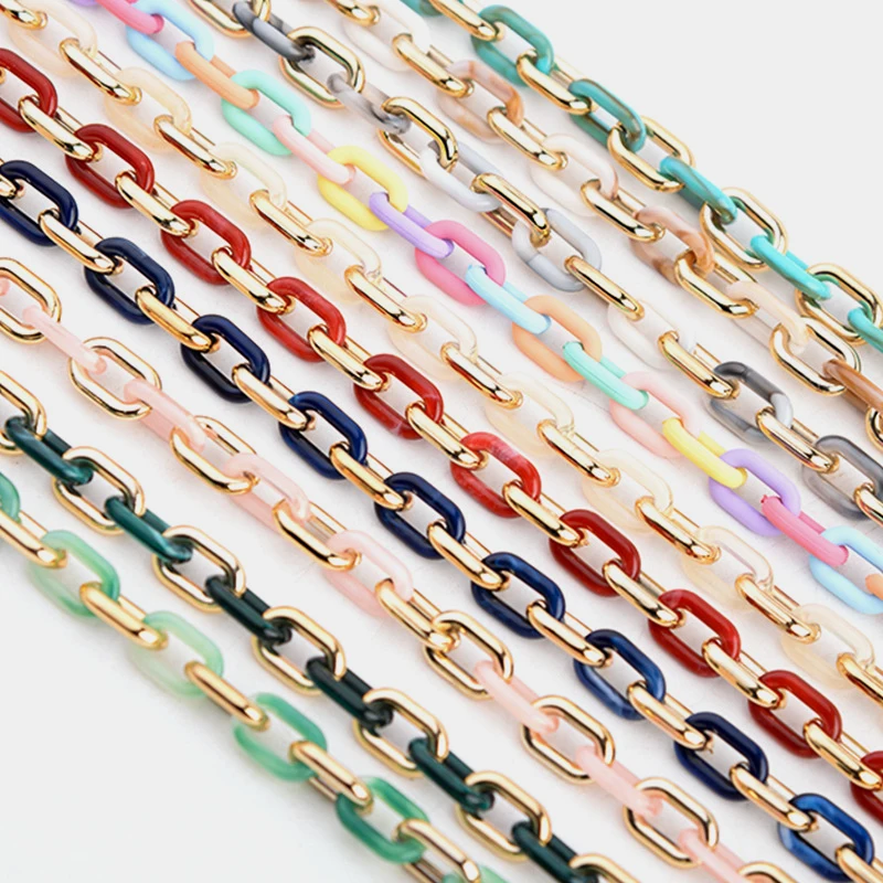 

Top quality rainbow gold Color mixing kit acrylic masking chain