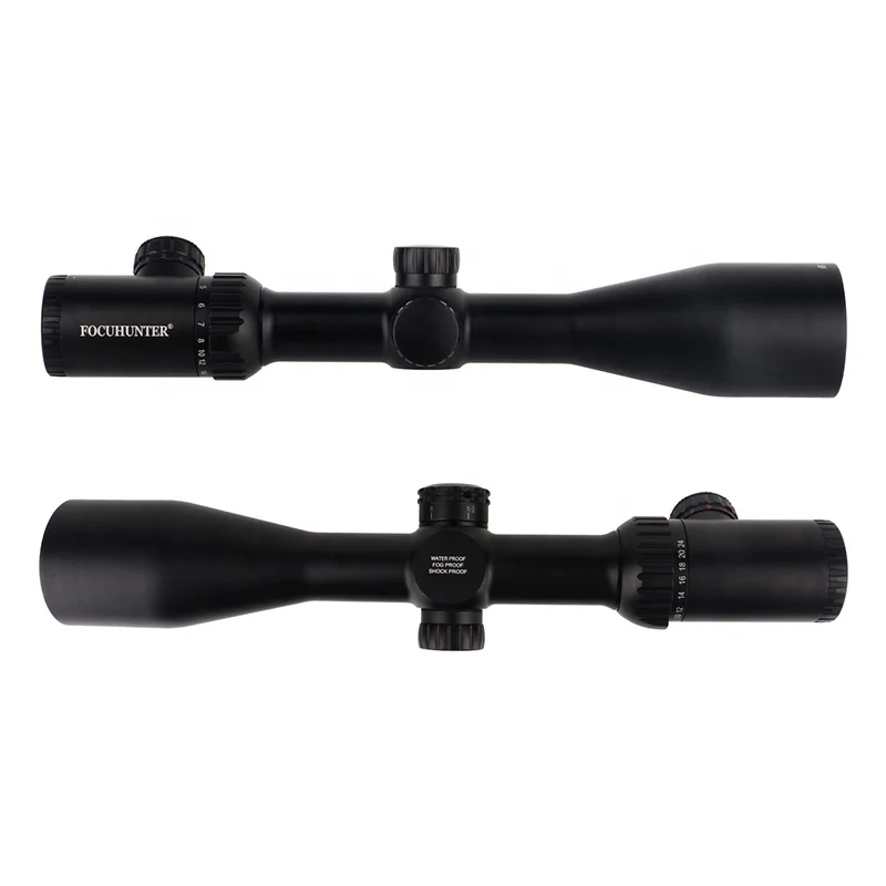 

Tactical FOCUHUNTER 4-24X50E SF illuminated reticle air riflescope hunting, Black