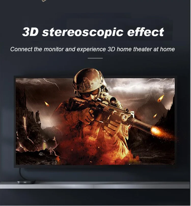 SIPU hot selling high speed active support slim hdmi cable 4k 3d - ANKUX.COM