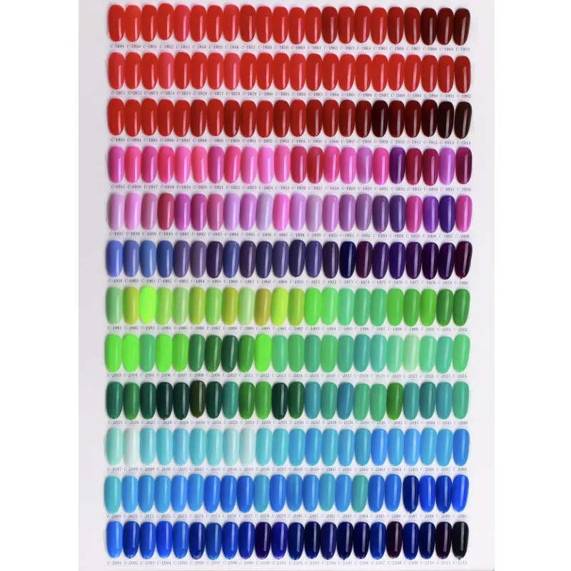 

Beauty Salon 5000 Colors Polish Soak Off Nails Salon Professional Products UV Nail Gel, 724 colors