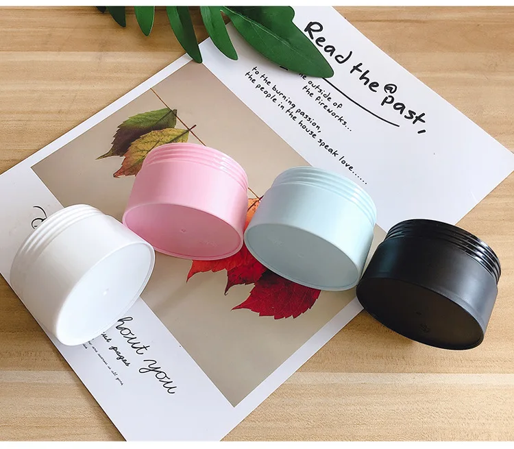 Cosmetic Plastic 8oz Empty Hair Lip Scrub Body Butter Jars Cream