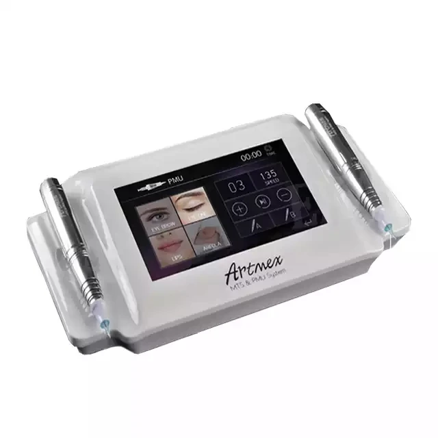 

Portable Digital Tattoo Pen Artmex V8 Permanent Makeup tattoo machine, White
