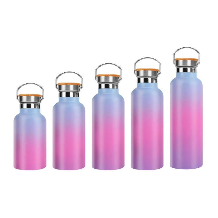 

MIKENDA Popular 350ml/500ML/750ML Stainless Steel Straight Insulated Vacuum Water Bottles
