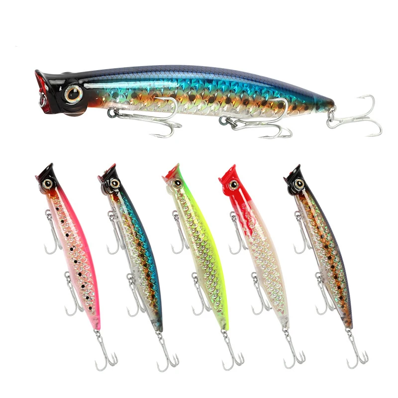 

Bassmaster Floating Popper Lure Top-quality Hard Artificial Bait Sea Bass Fishing Lures for Wholesale